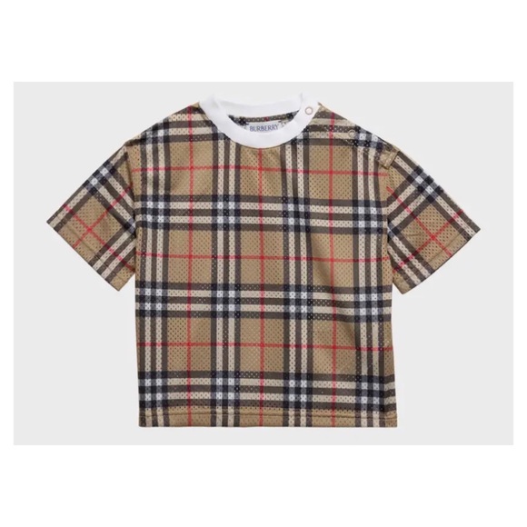 Burberry Authentic Boys Percy Mesh T-shirt Size 18 months - Picture 2 of 5